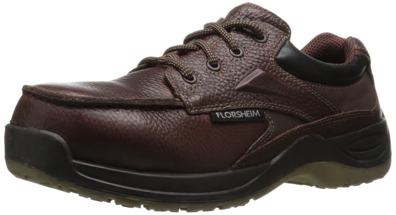 Florsheim فلورشايم وورك رامبلر كريك حذاء عمل رجالي بقبعة مركبة بني - 6 متوسط - Image 1